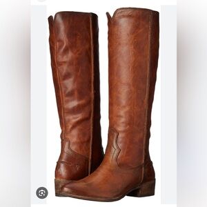 Frye Ray Seam Tall Leather Boots